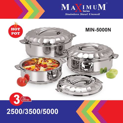 Steel food container set