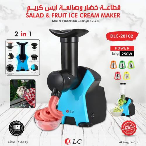 Vegetable cutter and ice cream maker 9028102