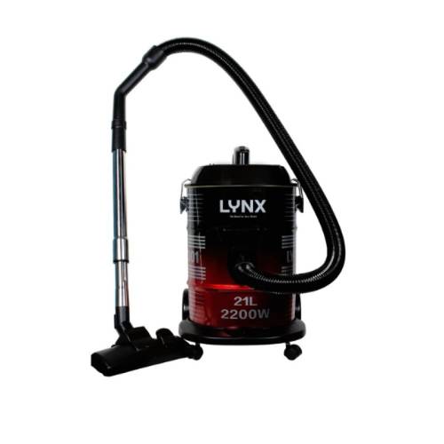 LYNX Powerful Vacuum Cleaner 2200W with 21L Large Metal Drum, Multi Filtration, Air Blowing Function, Easy Moving Wheels, Stainless Steel Tube & Long Cord – Best Choice for Home Cleaning – LY-VC2001