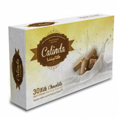 كاليندا -قطع شوكولاتة بنكهة الحليب 30 قطعة