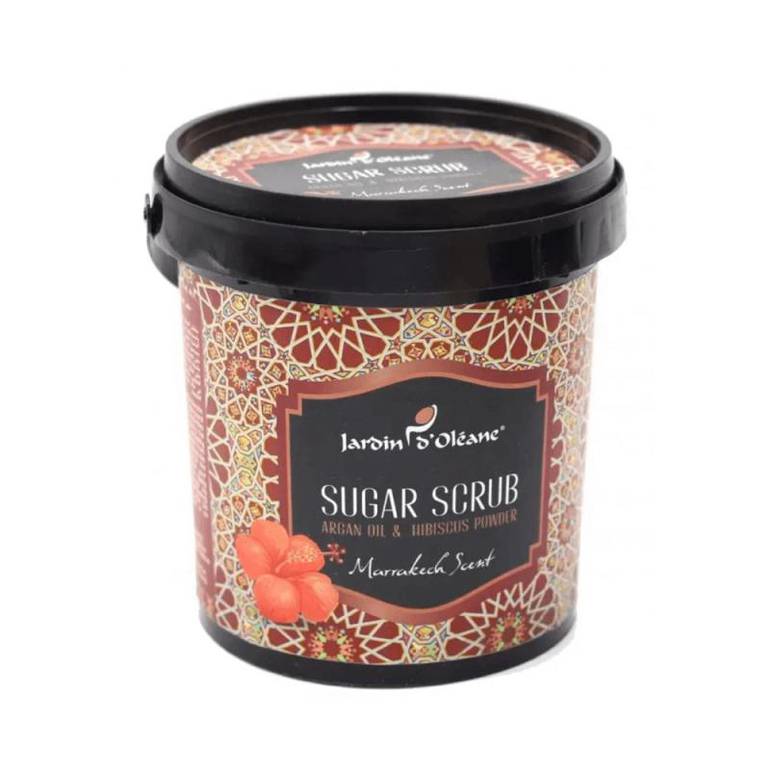 جاردن اوليان- مقشر السكر بزيت الاركان ومسحوق الكركديه 600g