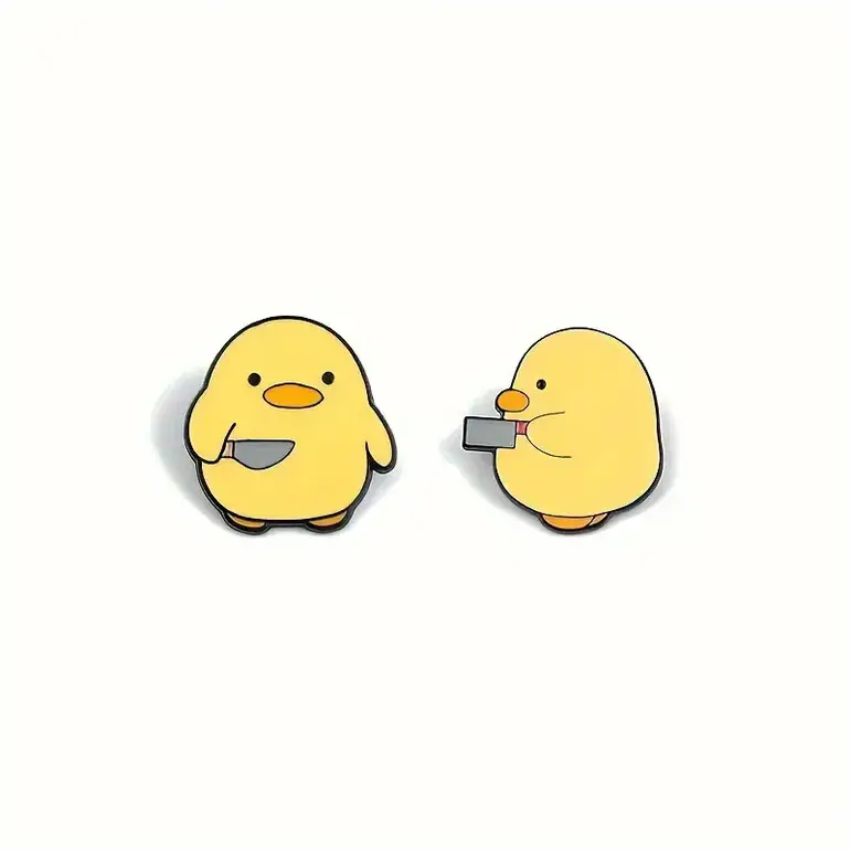 بروش من قطعتين بطة بسكين 