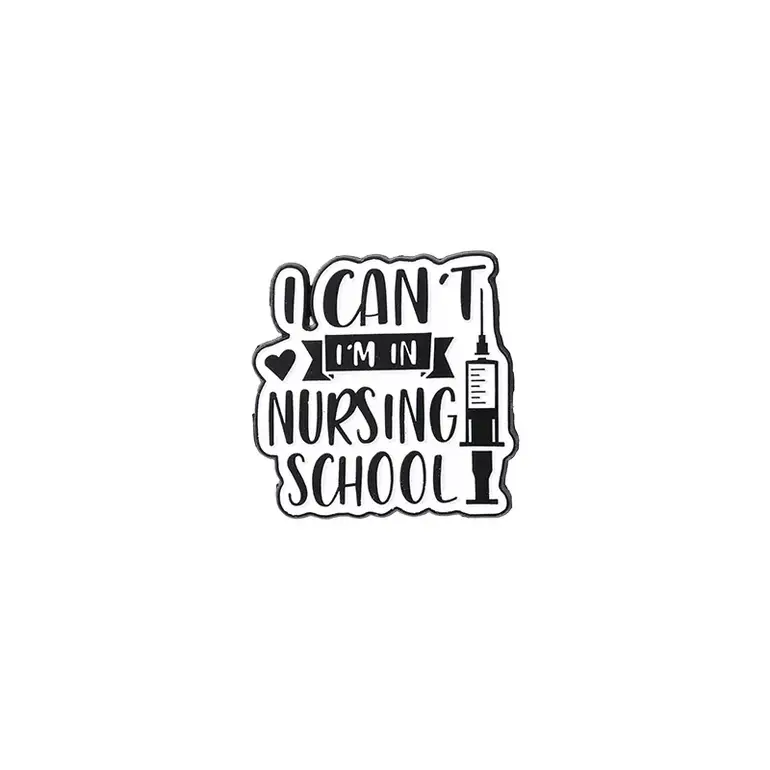  I can't I'm in nursing school Brooch