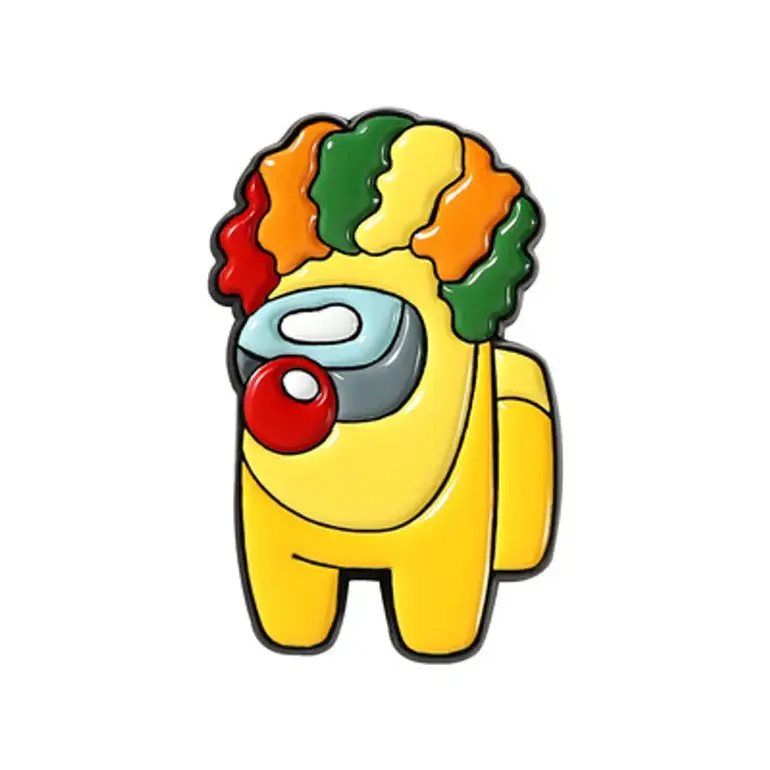 Among Us yellow Brooch 