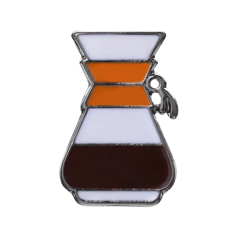 Coffee Brooch