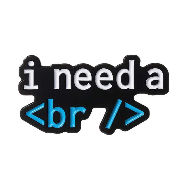 I need a break Brooch