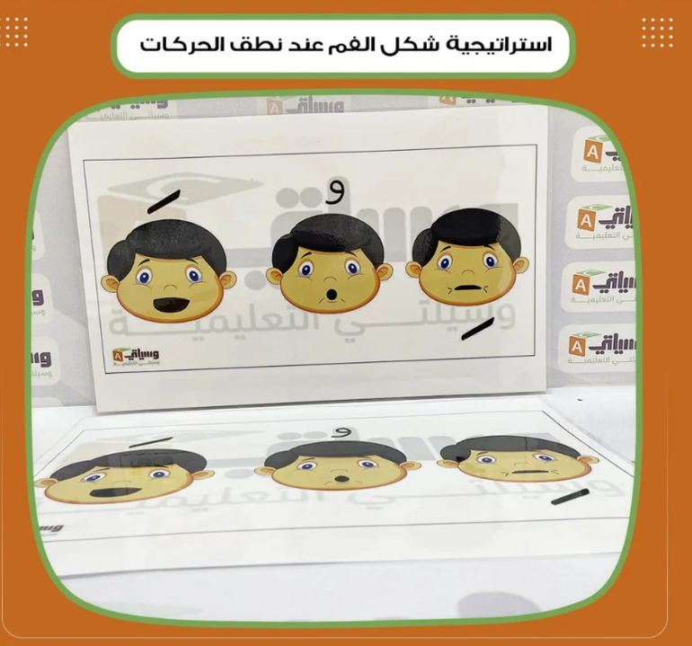 استراتيجية شكل الفم عند نطق الحركات