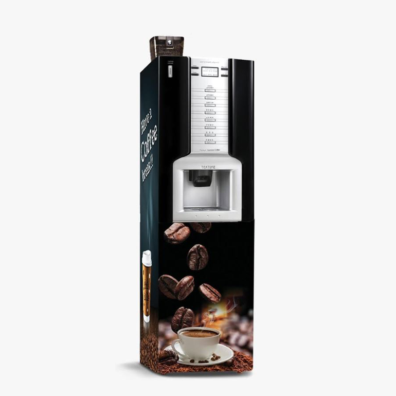 مكينة قهوة 7 مشروب بطاحون للبيع الذاتي DSK-118-FB