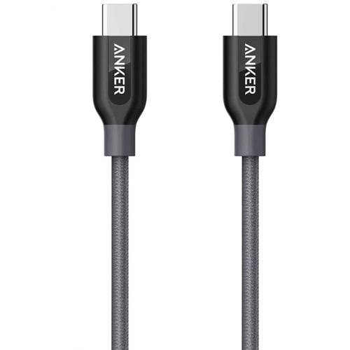 Anker PowerLine + USB-C إلى USB-C 2.0  طوله 3  رقم.1081E أقدام