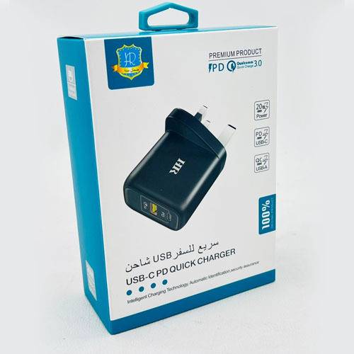 HR Power Adapter USB-C PD Quick Charger No.413E
