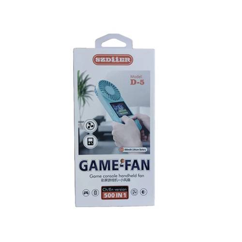 SZDiiER 500 in 1 GAME-FAN  D-5  game console handheld fan No.693E
