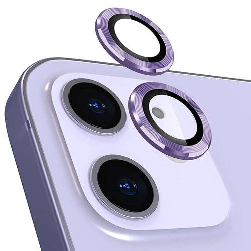 Camera Lens Protectors iPhone 14 Max - Purple Color No.494E