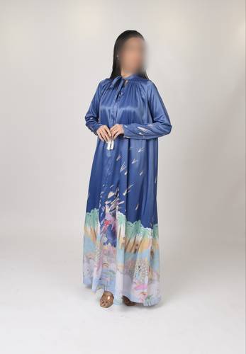 فستان كريب حرير 