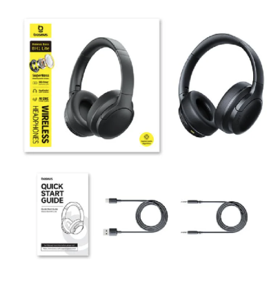 سماعة رأس لاسلكية من نوع Baseus Bass BH1 Lite.