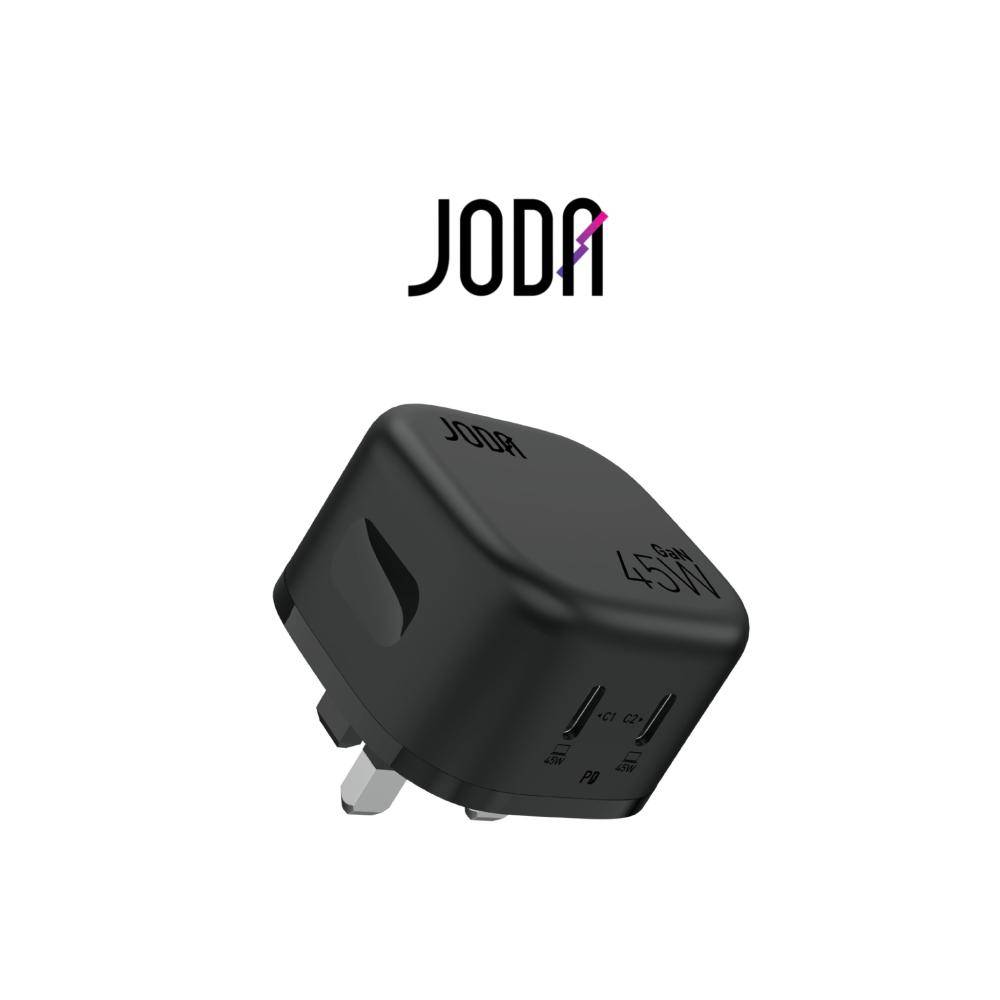 شاحن جداري جودا VoltPod 45 GaN منفذين USB-C بقوة 45W