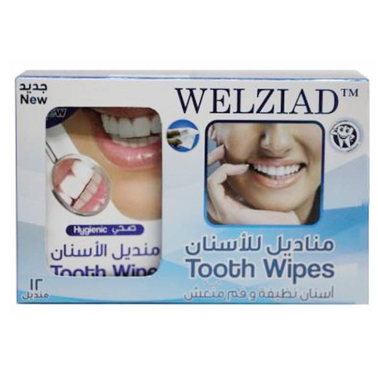 مناديل تنظيف الأسنان من ويلزيد - 12 منديل