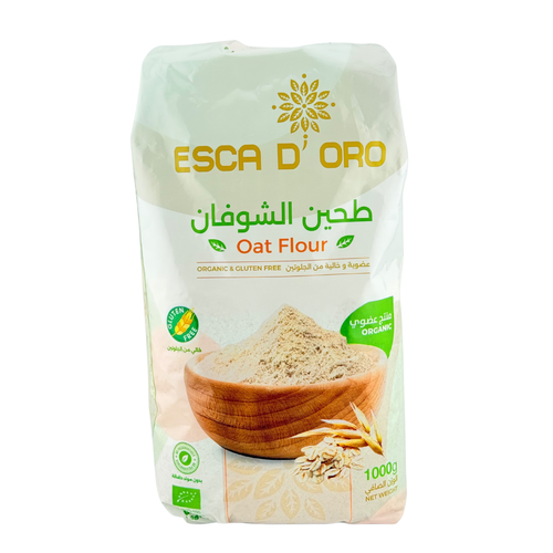 دقيق الشوفان عضوي وخالي من الجلوتين