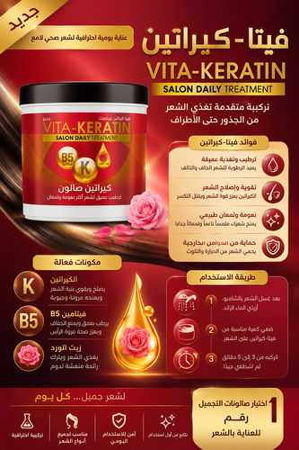 Vita Keratin Treatment Salon Daily Vitamin Damaged Hair for Color Shine