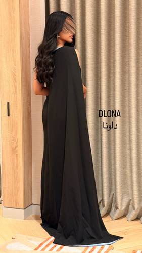 فستان نهلة كريب - Xxl