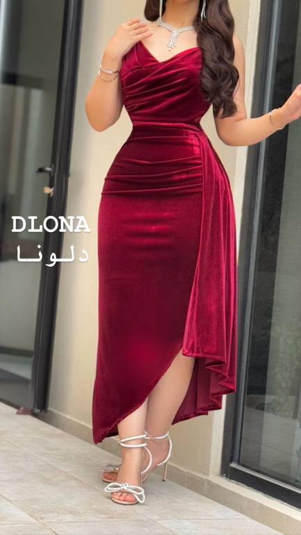 فستان فاطمه مخمل