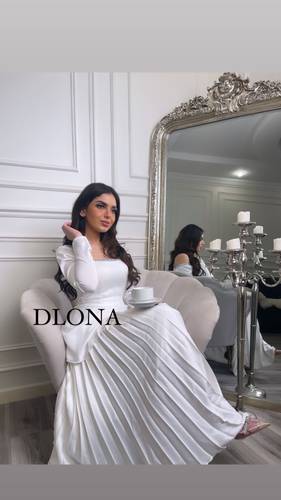 فستان بيلا - L - اوف وايت