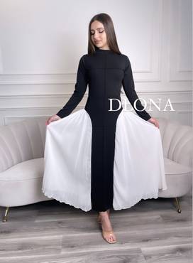 فستان دانيا - XL - اسود