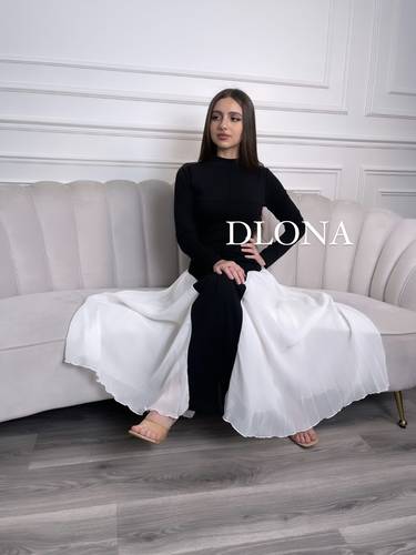 فستان دانيا - XL - اسود
