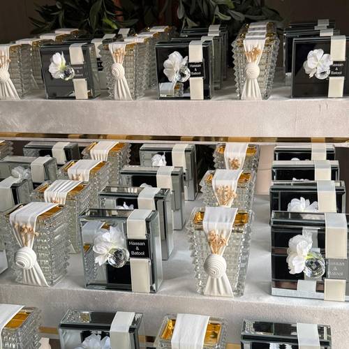 بكج مناسبات 15 مباخر 15 علب مرايا مع الصينيه