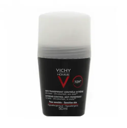 Vichy 72-hour Extreme Control Anti-Perspirant Roll-on For Men -50 ml