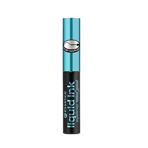 Essence Black Liquid Ink Waterproof Eyeliner, 3 Ml & Lash Princess False Lash Effect Mascara - Black