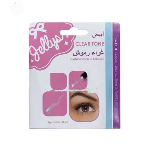 غراء رموش كوري بفرشة من جيلز 5غ أبيض