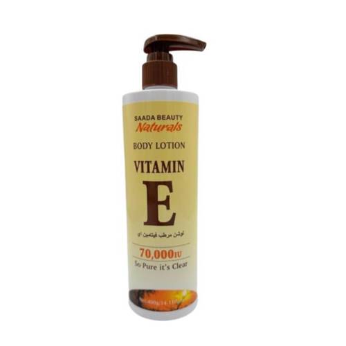 Saada Beauty Moisturizing lotion with vitamin E 400 ml