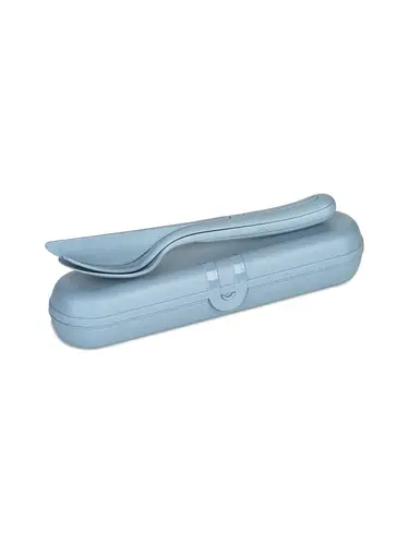 Cutlery set KLIKK READY nature flower blue