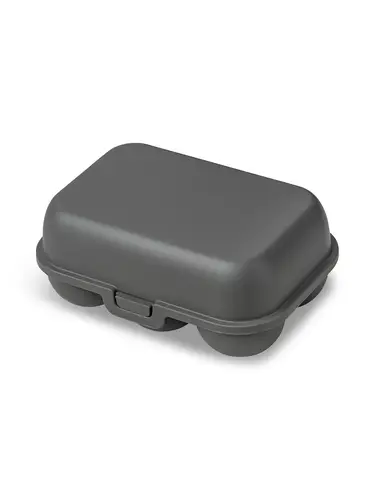 Egg box EGGS TO GO mini nature ash grey