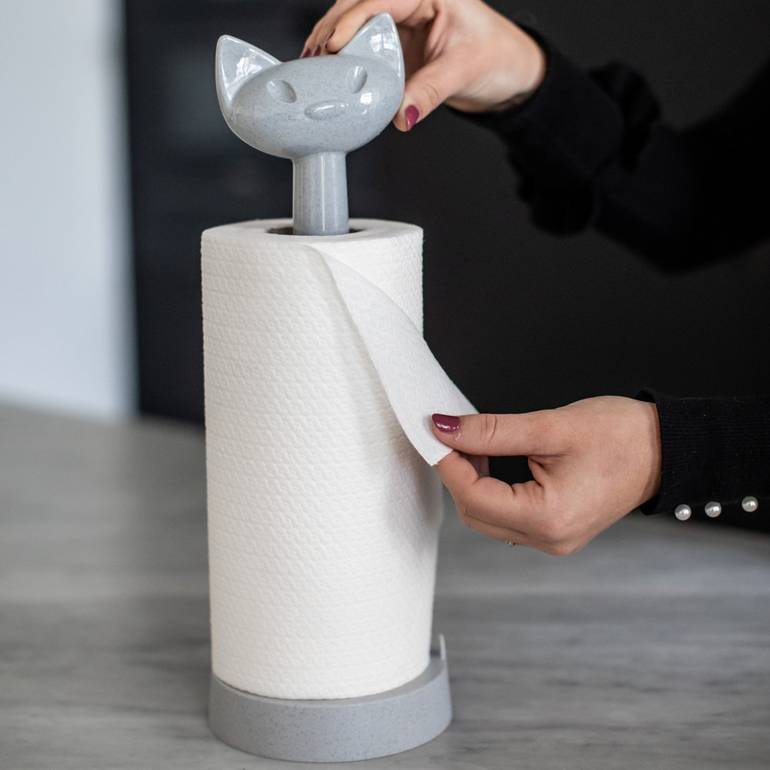 MIAOU PAPER TOWEL STAND COTTON WHITE