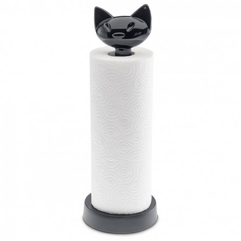 MIAOU PAPER TOWEL STAND COSMOS BLACK