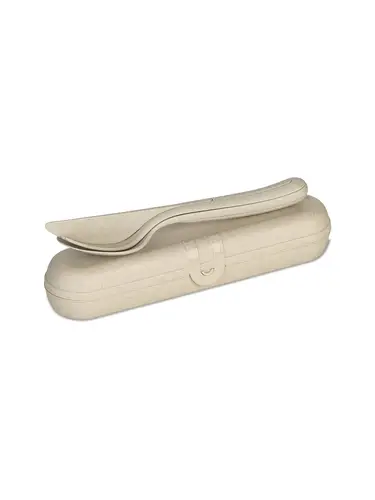 Cutlery set KLIKK READY nature desert sand