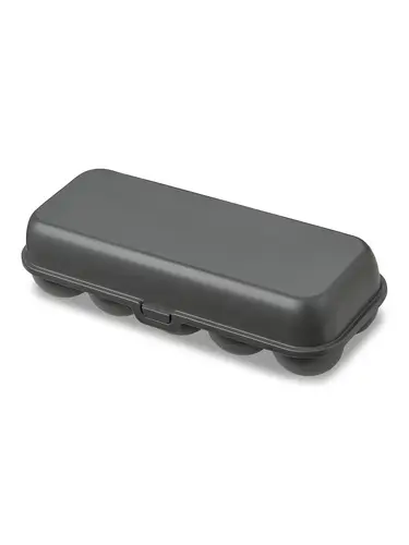 Egg box EGGS TO GO nature ash grey