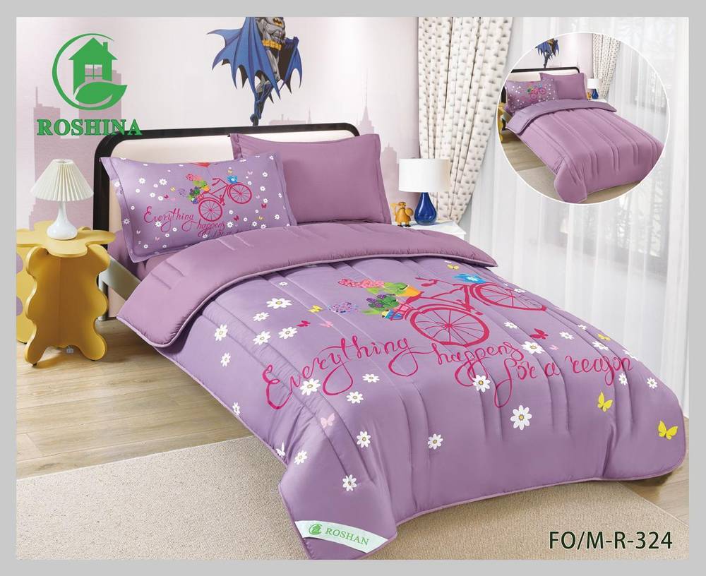 مفرش رسومات أطفال 4 قطع 