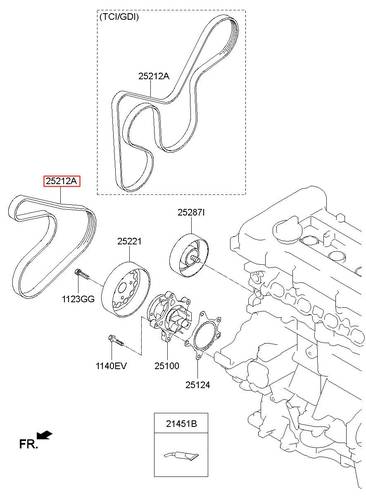 RIBBED BELT-V