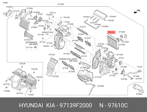EVAPORATOR CORE ASSY