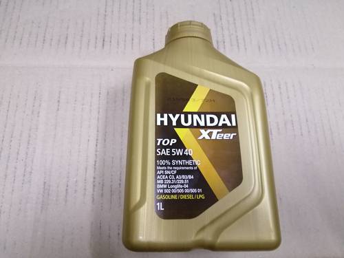 HYUNDAI XTEER TOP 5W40 1 Liter