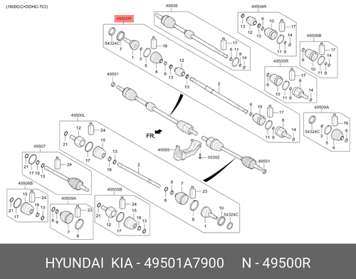 SHAFT ASSY-DRIVE,RH (FRONT)