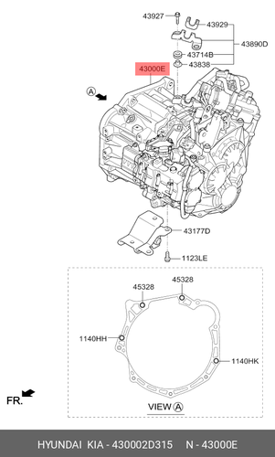 double clutch transmission assembly