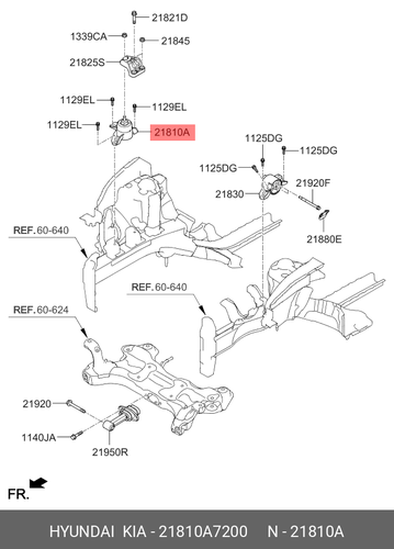 BRACKET ASSY-ENGINE MTG 