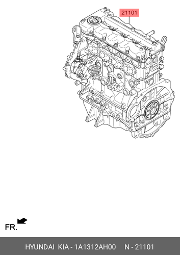  ENGINE ASSY-SUB Diesel (K3)	