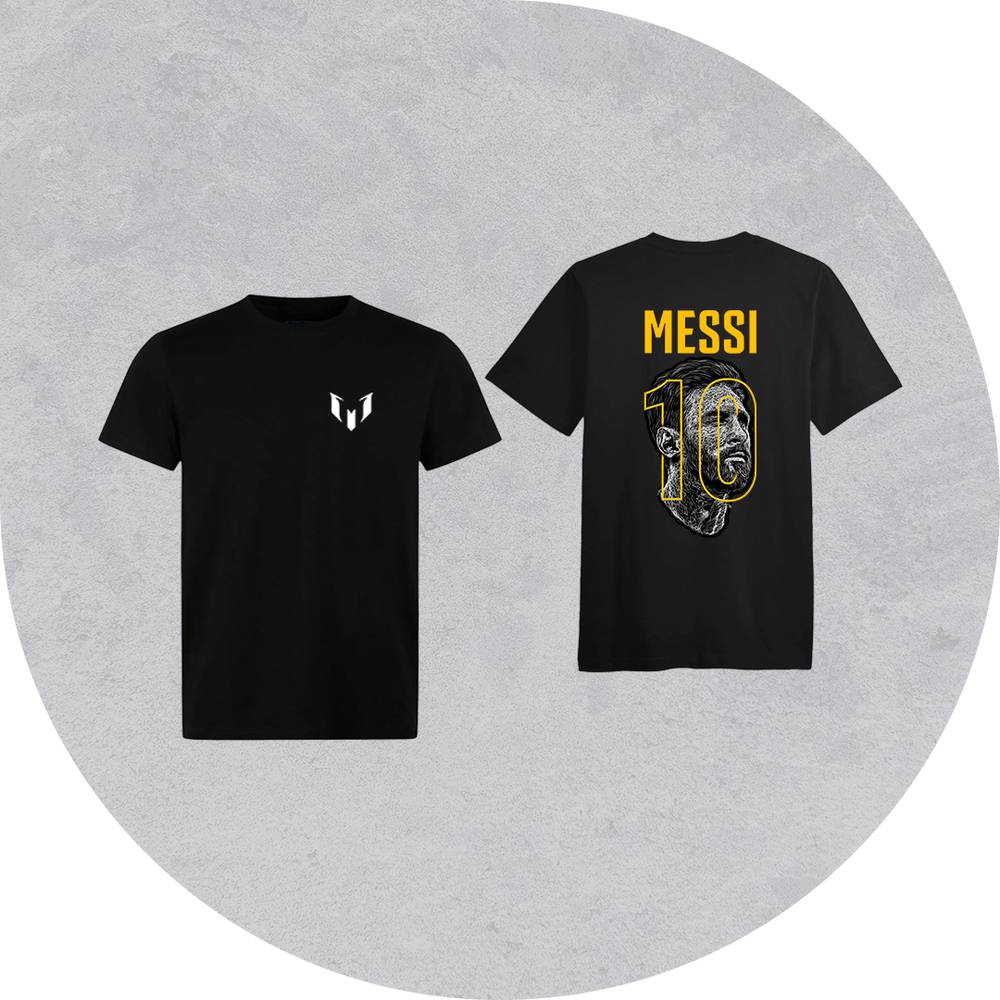 تيشيرت بتصميم ليونيل ميسي