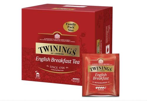 Twinings English Breakfast Tea 2g x 4 Packets x 100 Bags