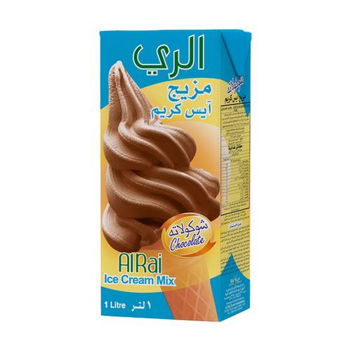 مزيج آيس كريم بنكهة الشوكولاتة الري 1 لتر 12x حبة 
