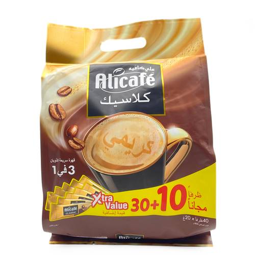 Alitea 3 in 1 Classic Coffee 20g x 12 Bags x 40 Sachets